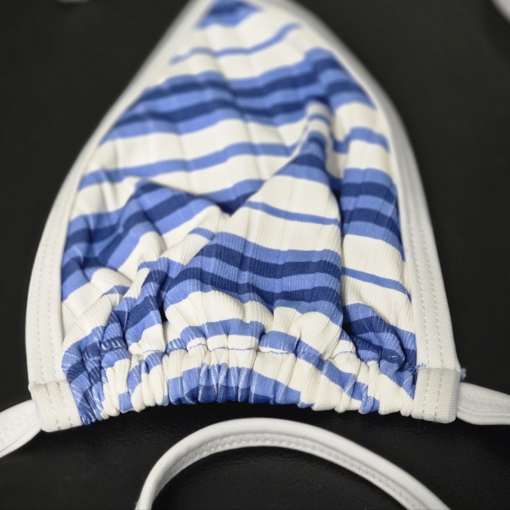 Solid & Striped Revolve Iris Bikini Top In Marina… - image 5